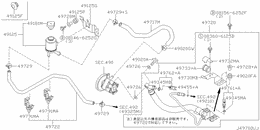 Power steering piping