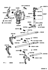 Gear Shift Fork & Lever Shaft (Mtm)
