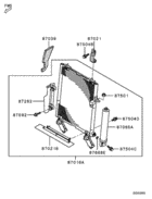 A/c condenser, piping