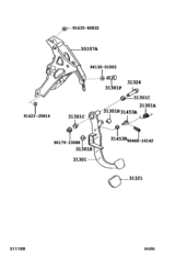 Clutch Pedal & Flexible Hose
