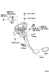 Brake Pedal & Bracket
