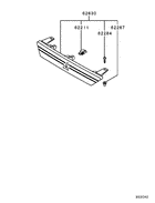 Radiator grille,headlamp bezel