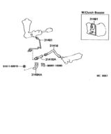 Clutch Pedal & Flexible Hose