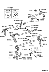 Gear Shift Fork & Lever Shaft (Mtm)
