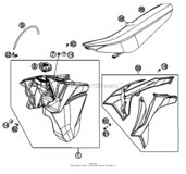 Tank, Seat, Cover