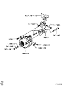 Alternator & vacuum pump