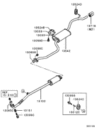 Exhaust pipe & muffler