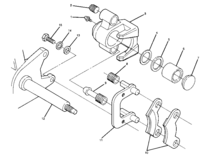 Front brake assembly 1988