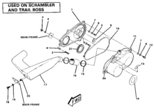 Clutch cover assembly.