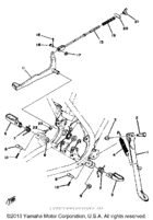 Stand - footrest - brake pedal