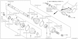 Front drive shaft (ff)