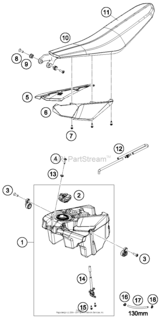 Tank, Seat, Cover