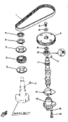 Oil pump - belt