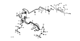 Brake hose/brake pipe