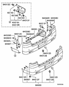 Rear bumper & support