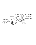 Alternator & vacuum pump