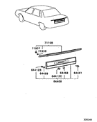 Rear garnish & moulding