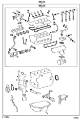 Engine Overhaul Gasket Kit