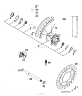 Front Wheel Lc4-E S.moto