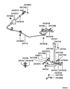 M/t h-l gearshift control