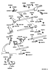 Gear Shift Fork & Lever Shaft (Mtm)
