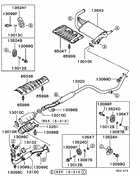 Exhaust pipe & muffler