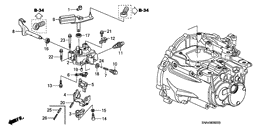 Shift arm/shift lever