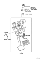 Brake Pedal & Bracket