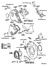 Timing Gear Cover & Rear End Plate