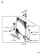 A/c condenser, piping