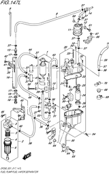 Fuel pump/fuel vapor separator