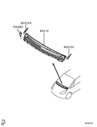 Front garnish & moulding