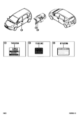 Caution Plate (Exterior & Interior)