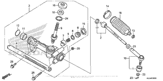 Steering Gear Box + Tie Rod