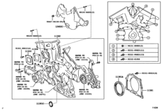 Timing Gear Cover & Rear End Plate