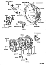 Clutch Housing & Transmission Case (Mtm)