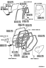 Rear Door Panel & Glass