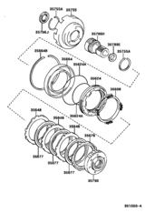 Center Support & Planetary Sun Gear (Atm)