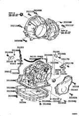 Transmission Case & Oil Pan (Atm)