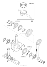 Crankshaft, Piston