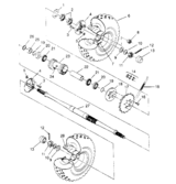 Rear wheel drive assembly