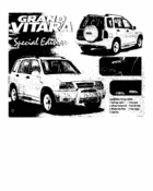 1999-2000 grand vitara special edition parts