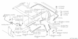 Open roof parts