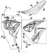 Tank, Seat, Cover