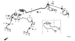 Brake hose/brake pipe
