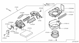 Heater & blower unit
