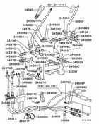 M/t floor shift linkage