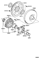 Torque Converter, Front Oil Pump & Chain (Atm)