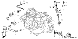 Clutch release/ speedometer gear