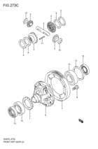 フロントデファレンシャルギヤ